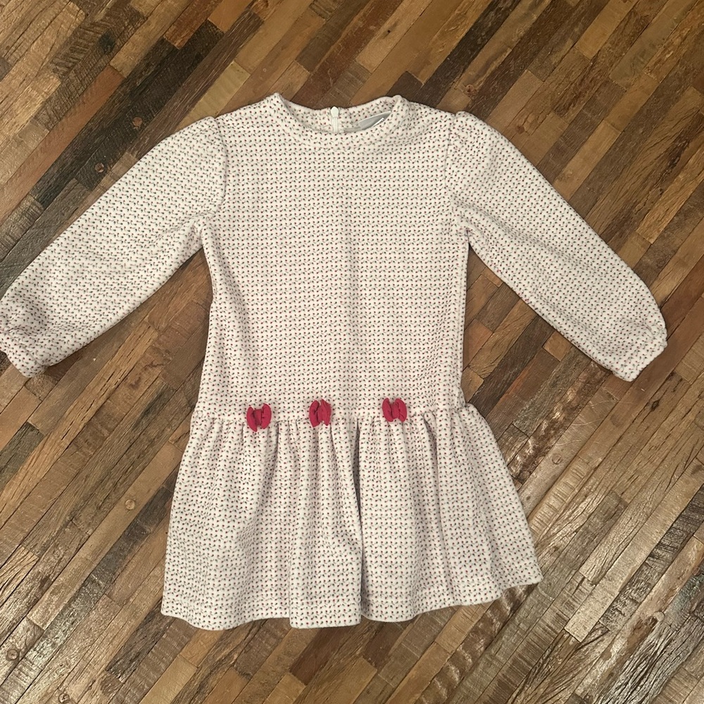 Florence Eiseman Pink and White Patterned Dress